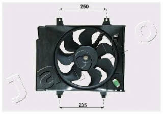Japko VNT332001 Вентилятор радіатора охолодження VNT332001: Купити в Україні - Добра ціна на EXIST.UA!