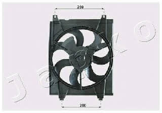 Japko VNT332004 Вентилятор радіатора охолодження VNT332004: Купити в Україні - Добра ціна на EXIST.UA!