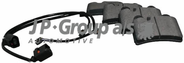 Тормозные колодки дисковые, комплект Jp Group 1163707110
