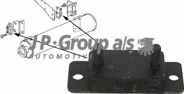 Кронштейн крепления выхлопной системы Jp Group 1121603600