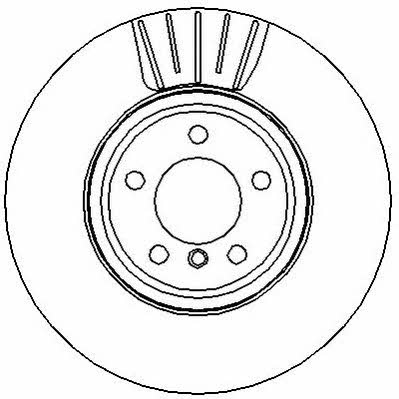 Jurid/Bendix 562401J Диск гальмівний передній вентильований 562401J: Купити в Україні - Добра ціна на EXIST.UA!