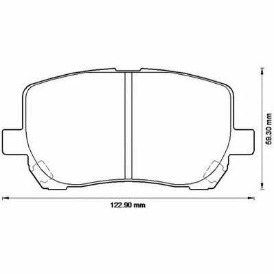 572546J Jurid/Bendix Тормозные колодки дисковые, комплект