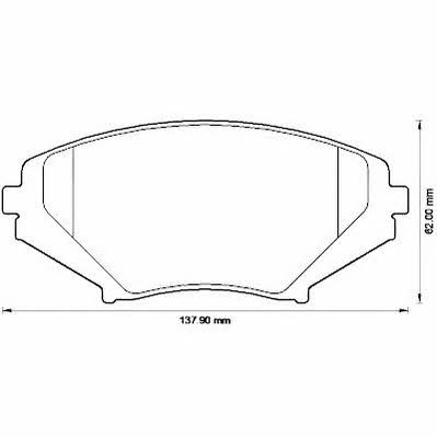 572555J Jurid/Bendix Тормозные колодки дисковые, комплект