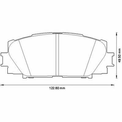 Колодки Great Wall Voleex c30 (Грейт Волл Волекс с30): 572578J Jurid/Bendix Тормозные колодки дисковые, комплект