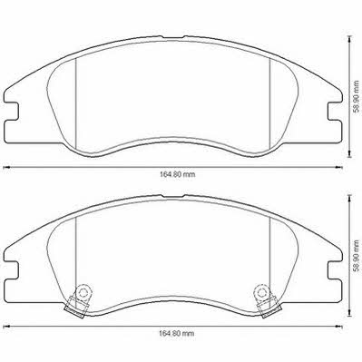Jurid/Bendix 572585J Тормозные колодки дисковые, комплект 572585J: Отличная цена - Купить в Украине на EXIST.UA! 572585J Jurid/Bendix Тормозные колодки дисковые, комплект