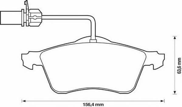 Jurid/Bendix 573106J Тормозные колодки дисковые, комплект 573106J: Отличная цена - Купить в Украине на EXIST.UA! 573106J Jurid/Bendix Тормозные колодки дисковые, комплект