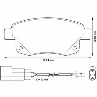 573277J Jurid/Bendix Тормозные колодки дисковые, комплект