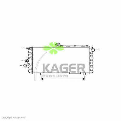 Kager 31-0049 Радіатор охолодження двигуна 310049: Приваблива ціна - Купити в Україні на EXIST.UA!