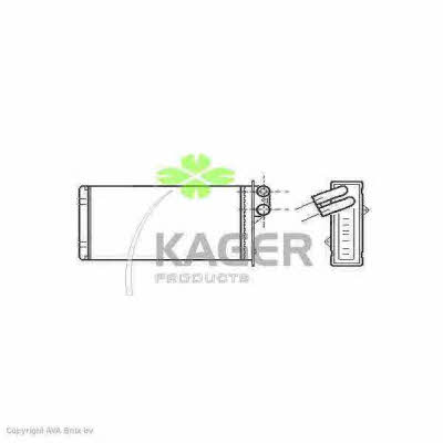 Kager 32-0097 Радіатор опалювача салону 320097: Купити в Україні - Добра ціна на EXIST.UA!
