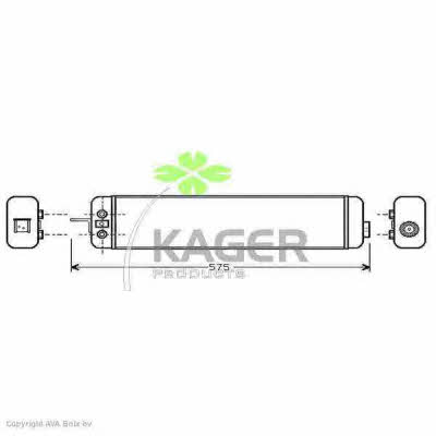 Kager 31-3681 Радіатор масляний 313681: Купити в Україні - Добра ціна на EXIST.UA!