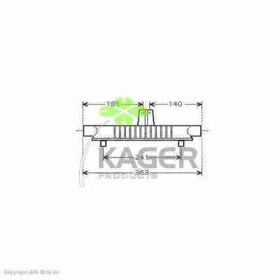 Kager 31-3731 Радіатор масляний 313731: Купити в Україні - Добра ціна на EXIST.UA!