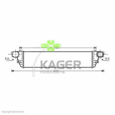 Kager 31-3844 Інтеркулер 313844: Приваблива ціна - Купити в Україні на EXIST.UA!