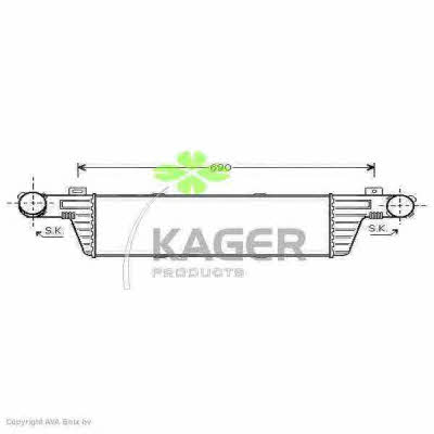 Kager 31-3846 Інтеркулер 313846: Купити в Україні - Добра ціна на EXIST.UA!