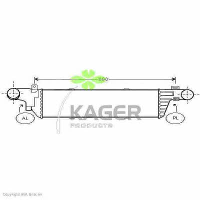 Kager 31-3847 Інтеркулер 313847: Купити в Україні - Добра ціна на EXIST.UA!