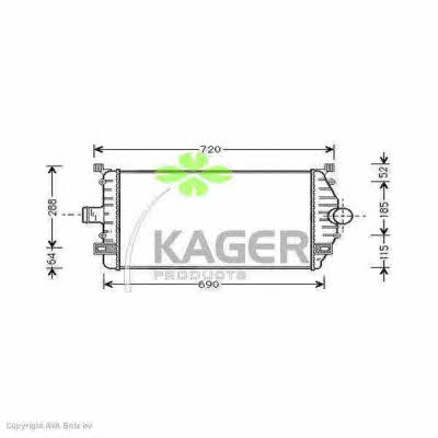 Kager 31-3973 Інтеркулер 313973: Купити в Україні - Добра ціна на EXIST.UA!