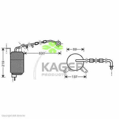 Kager 94-5122 Осушувач кондиціонера 945122: Купити в Україні - Добра ціна на EXIST.UA!