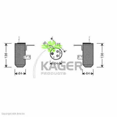 Kager 94-5436 Осушувач кондиціонера 945436: Купити в Україні - Добра ціна на EXIST.UA!