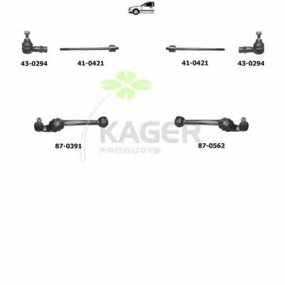 800241 Kager Подвеска колеса