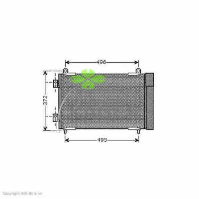 Kager 94-6174 Радіатор кондиціонера (Конденсатор) 946174: Купити в Україні - Добра ціна на EXIST.UA!