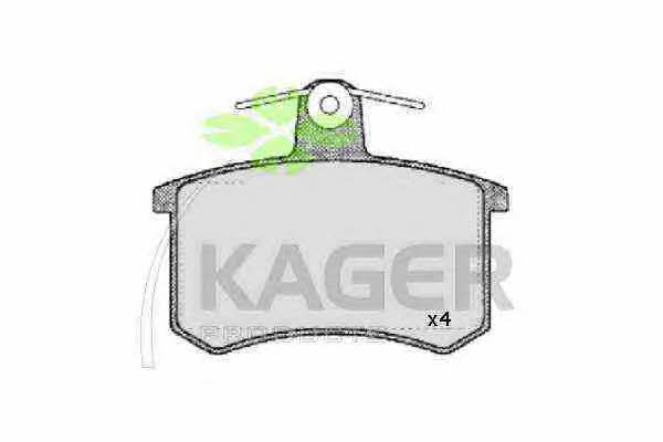 Kager 35-0014 Гальмівні колодки, комплект 350014: Купити в Україні - Добра ціна на EXIST.UA!