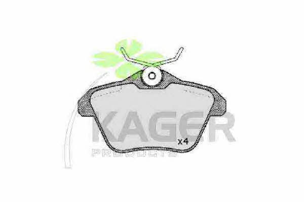 Kager 35-0075 Гальмівні колодки, комплект 350075: Купити в Україні - Добра ціна на EXIST.UA!