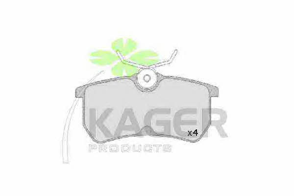 Kager 35-0098 Гальмівні колодки, комплект 350098: Купити в Україні - Добра ціна на EXIST.UA!