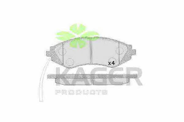 Kager 35-0147 Гальмівні колодки, комплект 350147: Купити в Україні - Добра ціна на EXIST.UA!