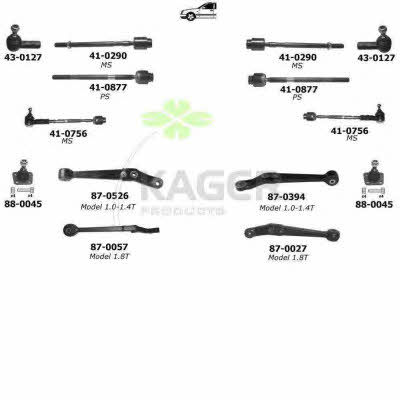800788 Kager Подвеска колеса