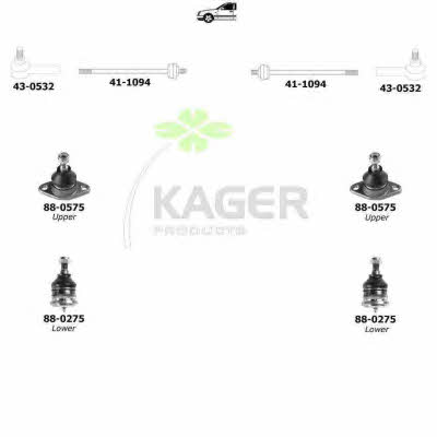 801172 Kager Подвеска колеса