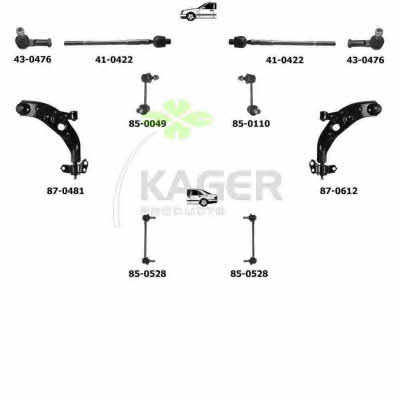 801193 Kager Підвіска колеса