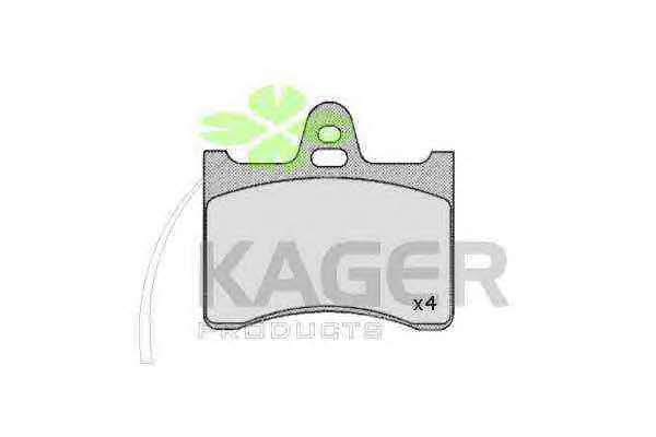 Kager 35-0349 Гальмівні колодки, комплект 350349: Купити в Україні - Добра ціна на EXIST.UA!