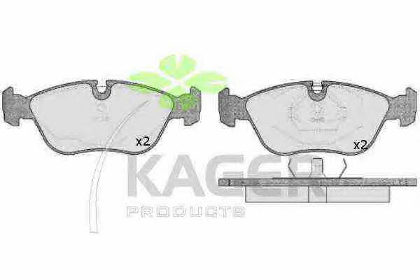 Kager 35-0625 Гальмівні колодки, комплект 350625: Купити в Україні - Добра ціна на EXIST.UA!