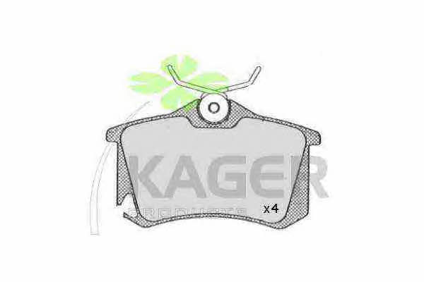 Kager 35-0686 Гальмівні колодки, комплект 350686: Купити в Україні - Добра ціна на EXIST.UA!