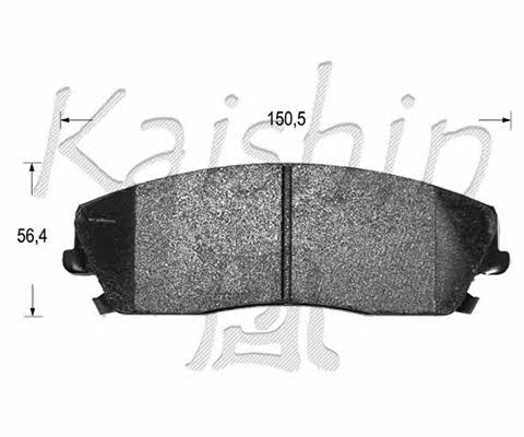 Kaishin D10126 Гальмівні колодки, комплект D10126: Купити в Україні - Добра ціна на EXIST.UA!