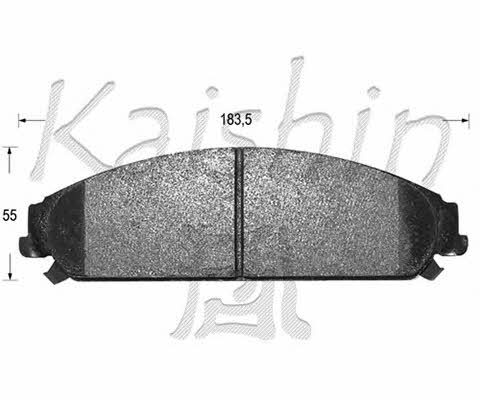 Kaishin D10127 Гальмівні колодки, комплект D10127: Купити в Україні - Добра ціна на EXIST.UA!