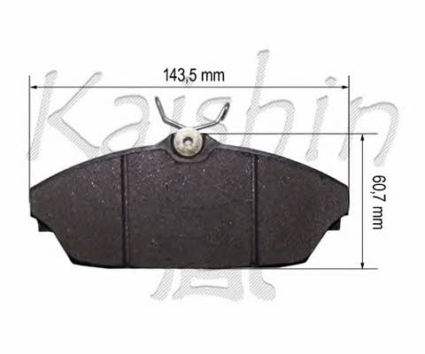 Kaishin D10156 Гальмівні колодки, комплект D10156: Купити в Україні - Добра ціна на EXIST.UA!