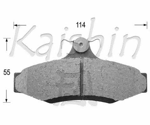 Kaishin D11172 Гальмівні колодки, комплект D11172: Купити в Україні - Добра ціна на EXIST.UA!