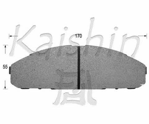 Kaishin D1177 Гальмівні колодки, комплект D1177: Купити в Україні - Добра ціна на EXIST.UA!