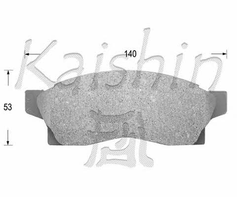 Kaishin D2091 Гальмівні колодки, комплект D2091: Купити в Україні - Добра ціна на EXIST.UA!