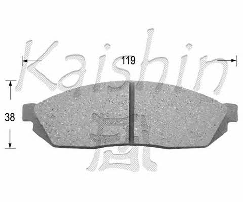 Kaishin D5009 Гальмівні колодки, комплект D5009: Купити в Україні - Добра ціна на EXIST.UA!