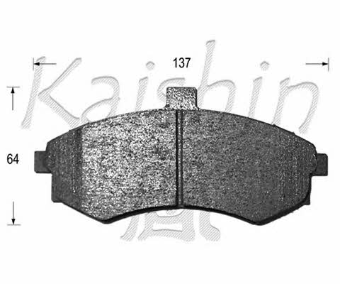 Kaishin FK11142 Гальмівні колодки, комплект FK11142: Купити в Україні - Добра ціна на EXIST.UA!