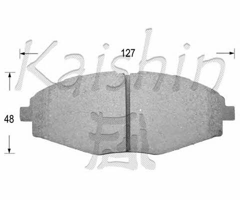 Kaishin FK11144 Гальмівні колодки, комплект FK11144: Купити в Україні - Добра ціна на EXIST.UA!