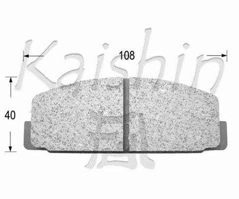 Kaishin FK3027 Гальмівні колодки, комплект FK3027: Купити в Україні - Добра ціна на EXIST.UA!