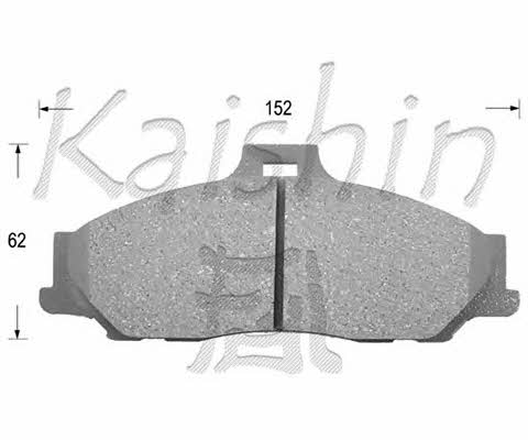 Kaishin FK3119 Гальмівні колодки, комплект FK3119: Купити в Україні - Добра ціна на EXIST.UA!