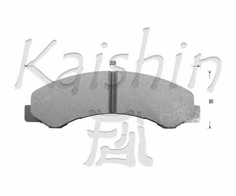 Kaishin FK4053 Гальмівні колодки, комплект FK4053: Купити в Україні - Добра ціна на EXIST.UA!