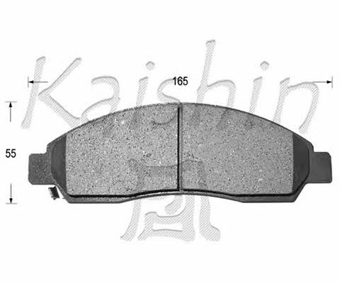 Kaishin FK4055 Гальмівні колодки, комплект FK4055: Купити в Україні - Добра ціна на EXIST.UA!