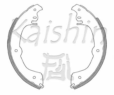 Kaishin K10000 Колодки гальмівні барабанні, комплект K10000: Купити в Україні - Добра ціна на EXIST.UA!