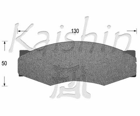 Kaishin FK1025 Гальмівні колодки, комплект FK1025: Купити в Україні - Добра ціна на EXIST.UA!