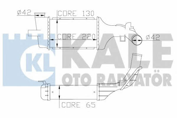 Kale Oto Radiator 345300 Інтеркулер 345300: Купити в Україні - Добра ціна на EXIST.UA!