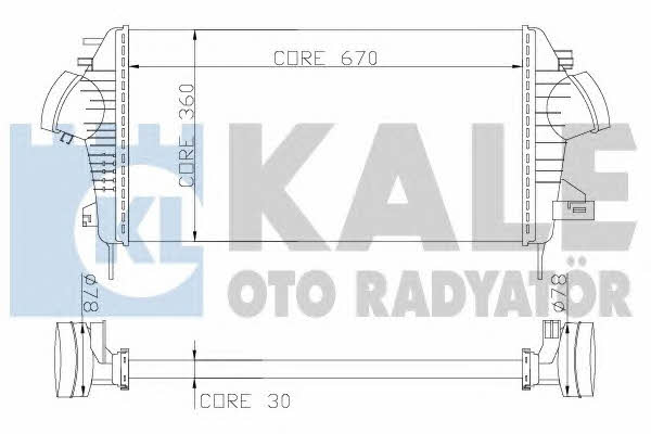 Kale Oto Radiator 345700 Інтеркулер 345700: Купити в Україні - Добра ціна на EXIST.UA!